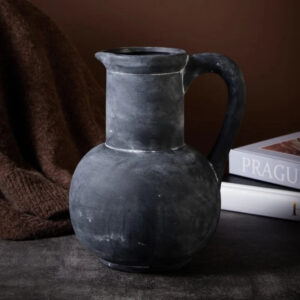 23.5CM Vintage Ceramic Flower Vase – Handmade Home Decor