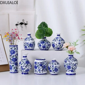 Mini Chinese Ceramic Vase – Desktop Home Decor